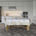 OBRUS WIOSENNY PLAMOODPORNY 140x220 CM WIOSNA NA STÓŁ WZÓR POLNE KWIATY  - 22350