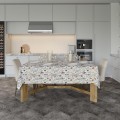 OBRUS PLAMOODPORNY 140x220 GŁADKI NA STÓŁ WIOSENNY WZÓR KWIATY KOLORY  - 22392