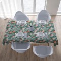 OBRUS PLAMOODPORNY 140x220 NA STÓŁ WIOSENNY WZÓR WIOSNA KWIATY TULIPANY  - 22402