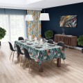 OBRUS PLAMOODPORNY 140x240 NA STÓŁ WIOSENNY WZÓR WIOSNA KWIATY TULIPANY  - 22499