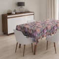 OBRUS PLAMOODPORNY 140x240 NA STÓŁ WIOSENNY WZÓR WIOSNA KWIATY TULIPANY  - 22503