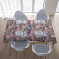 OBRUS PLAMOODPORNY 140x240 NA STÓŁ WIOSENNY WZÓR WIOSNA KWIATY TULIPANY  - 22504