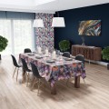 OBRUS PLAMOODPORNY 140x240 NA STÓŁ WIOSENNY WZÓR WIOSNA KWIATY TULIPANY  - 22505