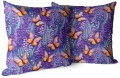POSZEWKA DEKORACYJNA WIOSENNA 40X40 CM JASIEK WIOSNA LAWENDA MOTYL  - 22601