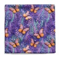 POSZEWKA DEKORACYJNA WIOSENNA 40X40 CM JASIEK WIOSNA LAWENDA MOTYL  - 22604