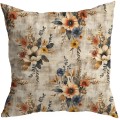 POSZEWKA DEKORACYJNA WIOSENNA 40X40 CM JASIEK WIOSNA KWIATY KOLORY  - 22606