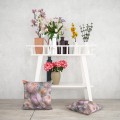 POSZEWKA DEKORACYJNA WIOSENNA 40X40 CM WIOSNA KWIATY TULIPANY  - 22633
