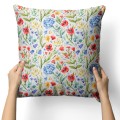 POSZEWKA DEKORACYJNA WIOSENNA 45X45 CM WIOSNA POLNE KWIATY KOLORY - 22674
