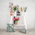 POSZEWKA DEKORACYJNA WIOSENNA 45X45 CM WIOSNA KWIATY TULIPANY  - 22750