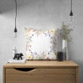 POSZEWKA DEKORACYJNA WIOSENNA 50X50 CM WIOSNA POLNE KWIATY KOLORY  - 22800