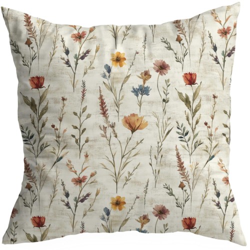 POSZEWKA DEKORACYJNA WIOSENNA 50X50 CM JASIEK WIOSNA KWIATY KOLORY  - 22858
