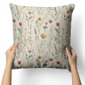 POSZEWKA DEKORACYJNA WIOSENNA 50X50 CM JASIEK WIOSNA KWIATY KOLORY  - 22860
