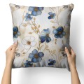 POSZEWKA DEKORACYJNA WIOSENNA 50X50 CM JASIEK WIOSNA KWIATY KOLORY  - 22872