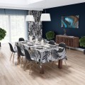 Obrus plamoodporny motyw liści 140x220 - 23024