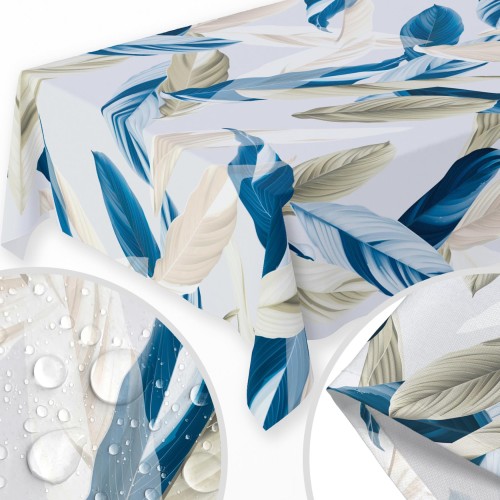 Obrus plamoodporny motyw piór 140x240 - 23116