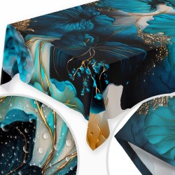 Obrus plamoodporny motyw glamour 130x180