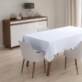 Obrus plamoodporny klasyczny biały 140x340 - 23469