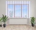 Firana gotowa biała woal 400x160 przelotki - 23542