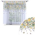 Firana gotowa motyw kwiatowy 200x150 - 23666