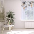 Firana gotowa motyw kwiatowy 500x150 - 23692