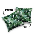 Poszewka dekoracyjna z motywem tropikalnych zielonych liści 40x40 - 239