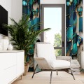 Zasłona półzaciemniająca glamour 140x230 na taśmie - 24000