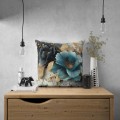 Poszewka dekoracyjna z motywem kwiatowym 40x40 - 24398