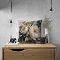 Poszewka dekoracyjna z motywem kwiatowym 40x40 - 24416