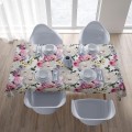 Obrus plamoodporny motyw kwiatowy 140x280 - 24556