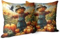 Poszewka dekoracyjna z nadrukiem motyw jesieni 40x40 - 24695