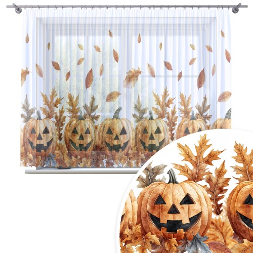 Firana na taśmie 300x150 motyw jesienny - 24865