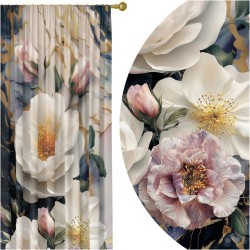 Zasłona półzaciemniająca glamour 140x250 na taśmie