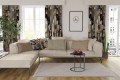 Zasłona półzaciemniająca glamour 140x250 na taśmie - 25015