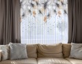 Firana gotowa motyw kwiatowy 300x250 - 25026