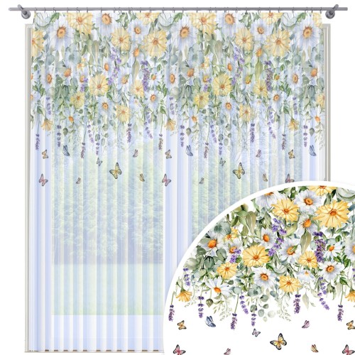 Firana gotowa motyw kwiatowy 300x250 - 25032