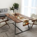 Bieżnik obrus jesienny gładki 40x220 cm na stół - 25142