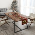 Bieżnik obrus świąteczny gładki 40x180 cm na stół Boże Narodzenie - 25451