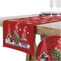Bieżnik obrus świąteczny gładki 40x180 cm na stół Boże Narodzenie - 25473