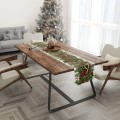 Bieżnik obrus świąteczny gładki 40x220 cm na stół Boże Narodzenie - 25551