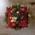 Poszewka dekoracyjna z motywem świątecznym 50x50 cm - 25799