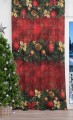 Zasłona półzaciemniająca z motywem świątecznym 140x250 na taśmie - 25855