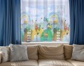 Firana gotowa motyw dziecięcy 300x150 przelotki - 26330
