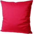Welwetowa czerwona poszewka 50x50 - 26478
