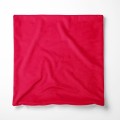 Welwetowa czerwona poszewka 40x40 - 26489
