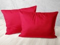 Welwetowa czerwona poszewka 40x60 - 26519