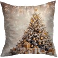 Poszewka dekoracyjna z motywem świątecznym 40x40 cm - 26679