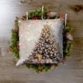 Poszewka dekoracyjna z motywem świątecznym 40x40 cm - 26685