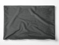 Welwetowa szara poszewka 40x60 - 26768