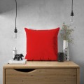 Poszewka dekoracyjna czerwona  45x45 - 26776