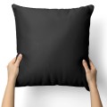 Poszewka dekoracyjna czarna 45x45 - 26789